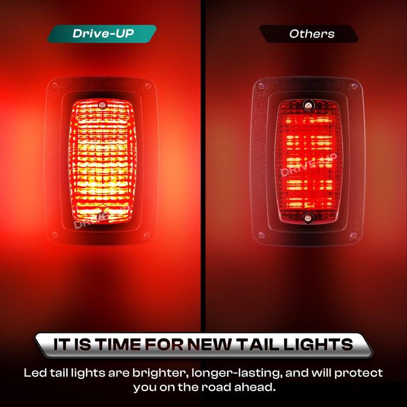 Drive-up مجموعة أضواء خلفية LED للقيادة المباشرة لسيارة النادي DS 1982 فما فوق لعربة الجولف مع 3 أسلاك أضواء خلفية لسيارة النادي OEM1017035 - Image 4